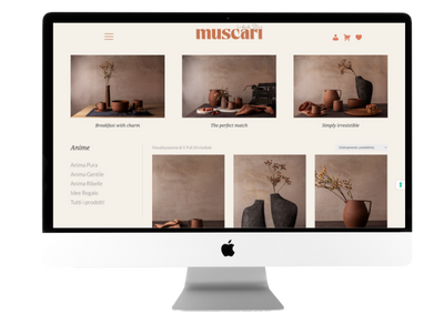 E-commerce prodotti di design