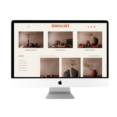E-commerce prodotti di design